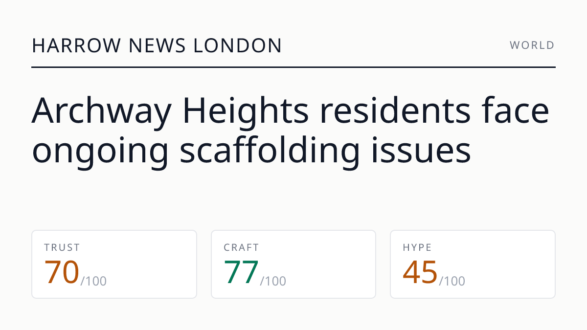Archway Heights residents face ongoing scaffolding issues