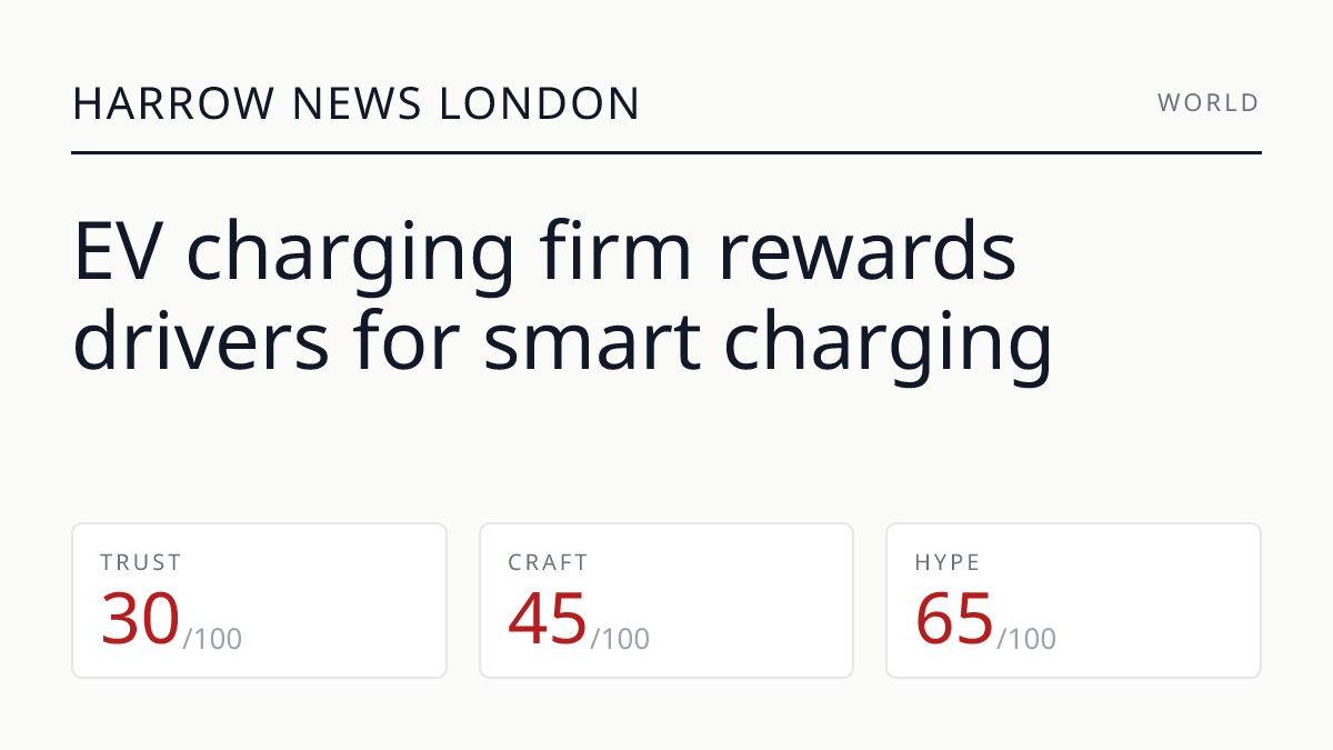 EV charging firm rewards drivers for smart charging
