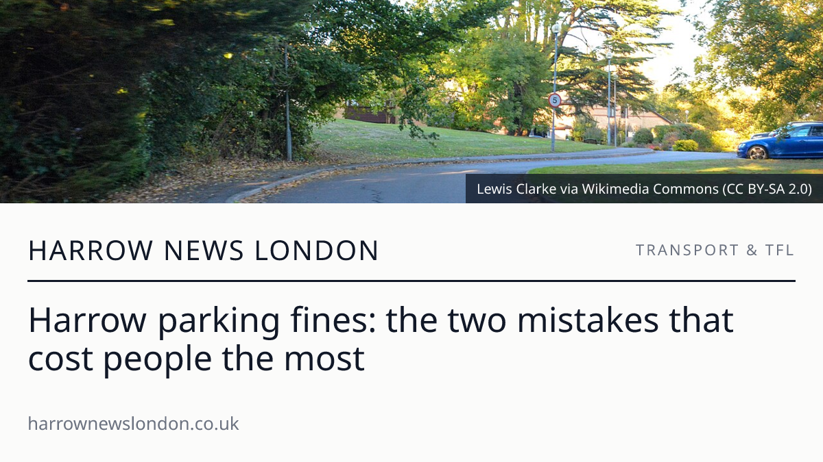 Harrow parking fines: the two mistakes that cost people the most
