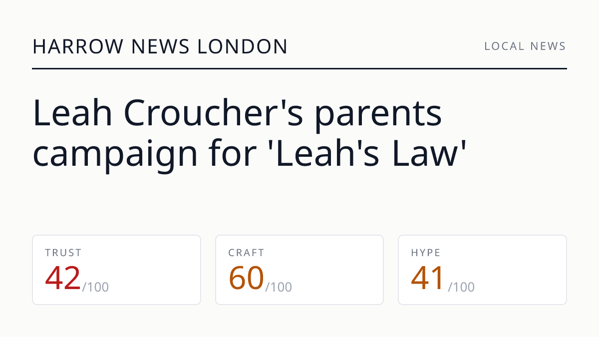 Leah Croucher's parents campaign for 'Leah's Law'