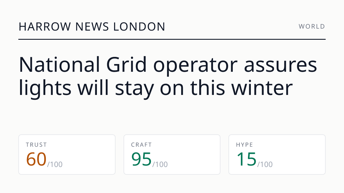 National Grid operator assures lights will stay on this winter