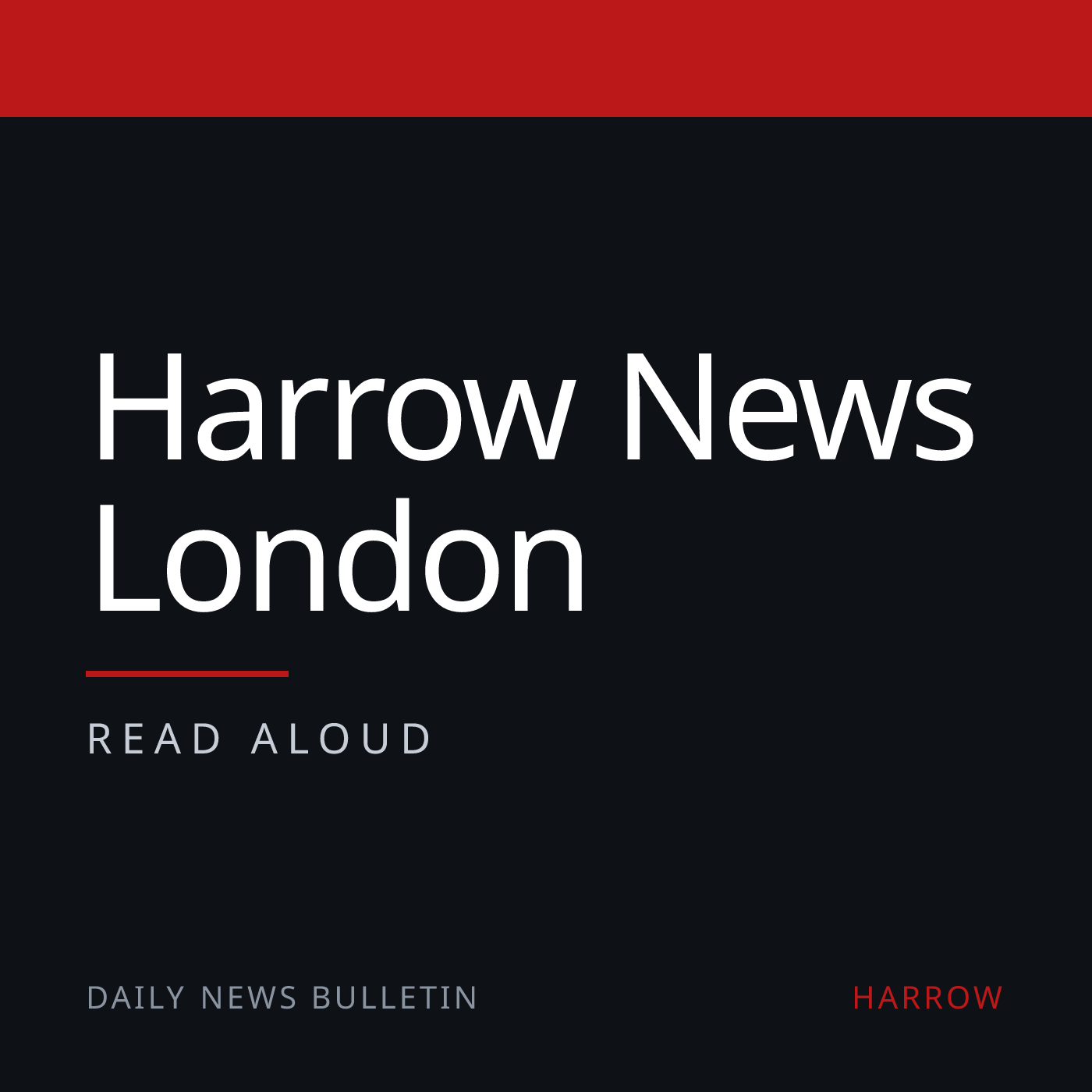 Harrow News London podcast artwork
