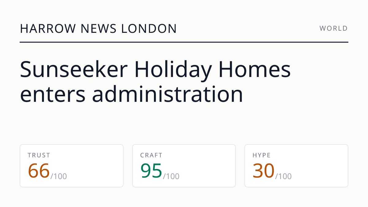 Sunseeker Holiday Homes enters administration